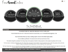 Tablet Screenshot of feargreedindex.com